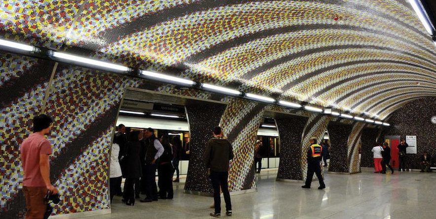 transports publics de Budapest station métro Gellért