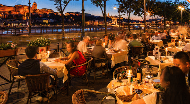 Dunacorso restaurant budapest