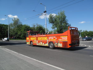 Autobus turistico a Budapest