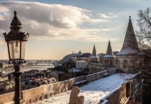 Budapest en Janvier Bastion des pecheurs
