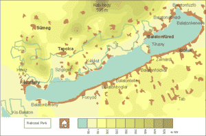 Plan du Lac Balaton